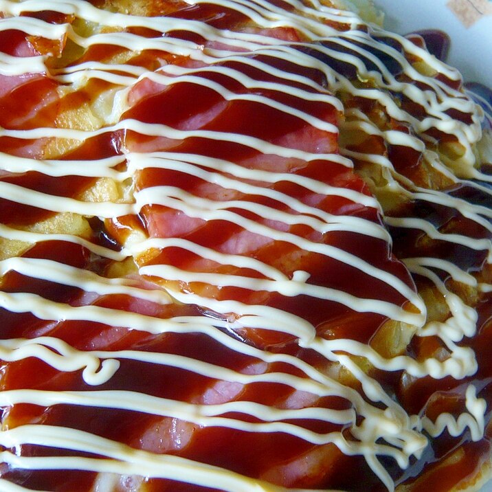 ❤　チーズた～～ぷりお好み焼き　❤